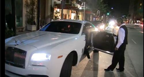Carl Crawford, Evelyn Lozada Out In A $300K Rolls Royce Carl Crawford, Evelyn Lozada Out In A $300K Rolls Royce