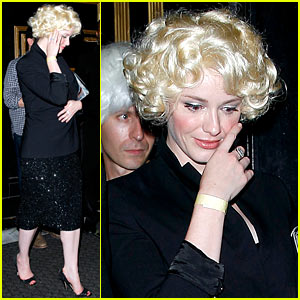 Christina Hendricks Goes Blonde