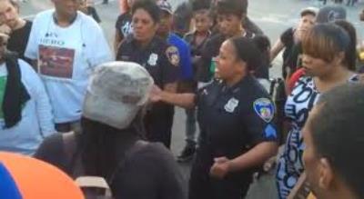 Baltimore Officer Delivers Moving Speech To Crowd